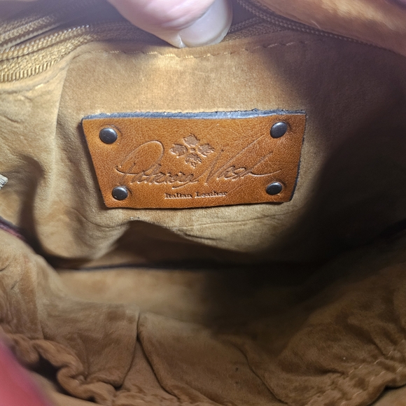 Patricia Nash Francesca Red Leather Crossbody Bag - Picture 11 of 14